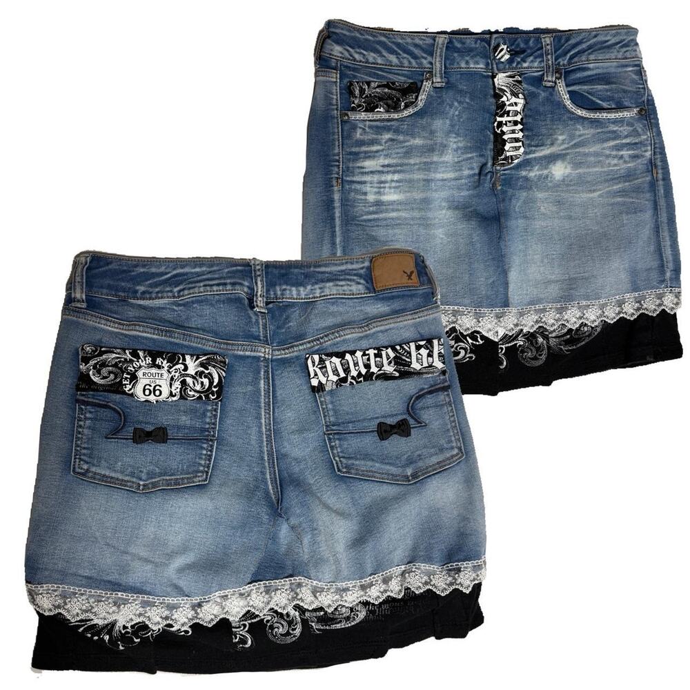 American Eagle Outfitters Blue Denim